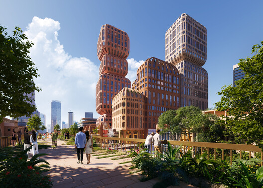 Heatherwick Studio's Hatai hotels project in Bangkok, Thailand. Image © Devisual for Heatherwick Studio Heatherwick Studio's Hatai hotels project in Bangkok, Thailand. Image © Devisual for Heatherwick Studio