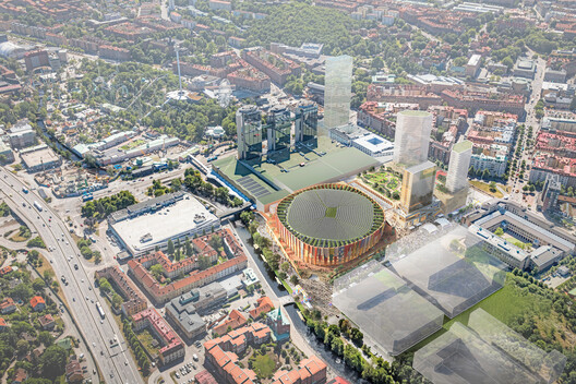 Gothenburg's New Arena Quarter. Image Courtesy of White Arkitekter Gothenburg's New Arena Quarter. Image Courtesy of White Arkitekter